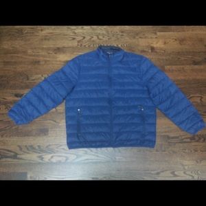 Swiss Tech Blue LW Nylon Puffer Jacket Size XL